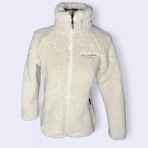 Columbia Cream Women's Fire Side II Sherp Full Zip Fleece